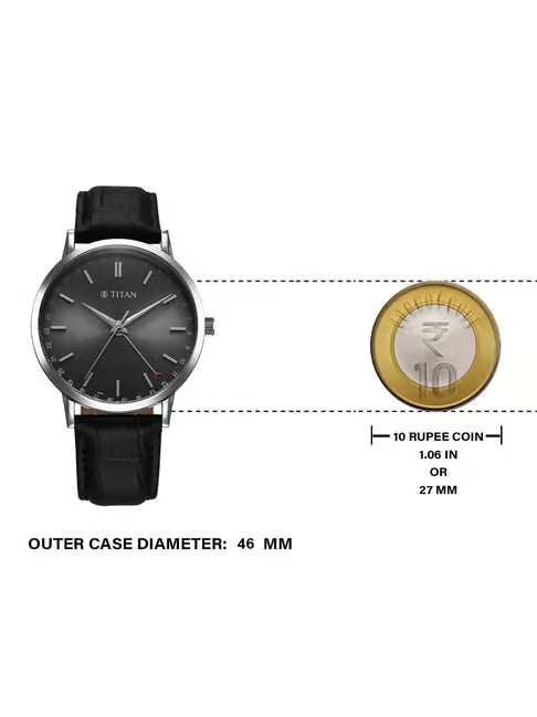Titan Elegance Analog Watch for Men 90202sl02