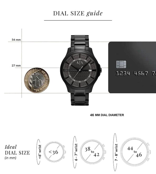 Armani Exchange Quartz Men 46 mm AX2464 - KRISHNA WATCH COMPANY