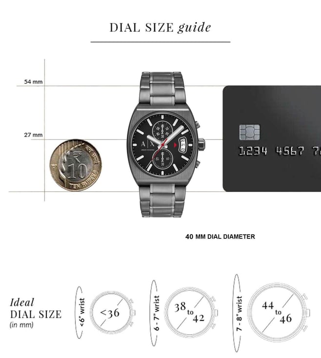 Armani Exchange Quartz Chronograph Men - AX2823 - KRISHNA WATCH COMPANY