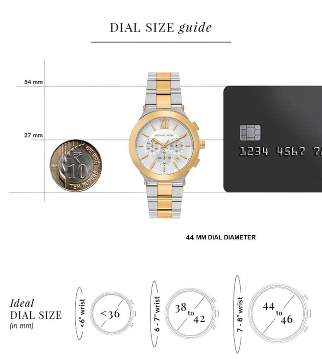 Michael Kors Billie Quartz Chronograph Men 44 mm MK9221