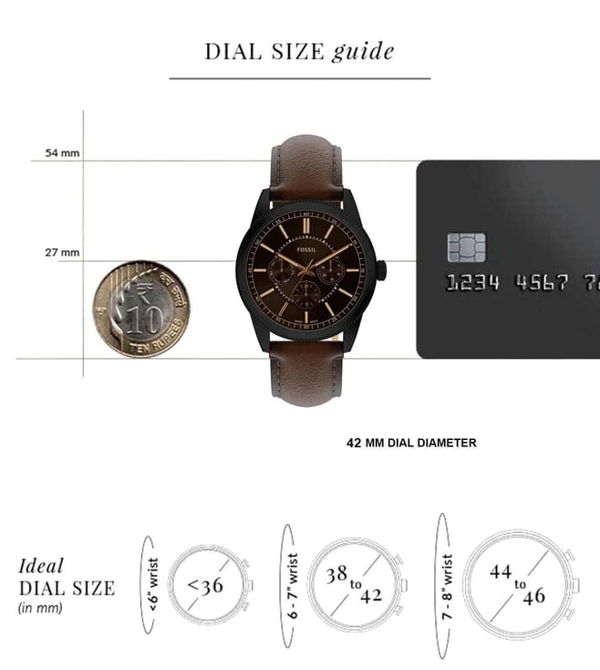 Fossil Pearson Quartz Men 42 mm FS6138