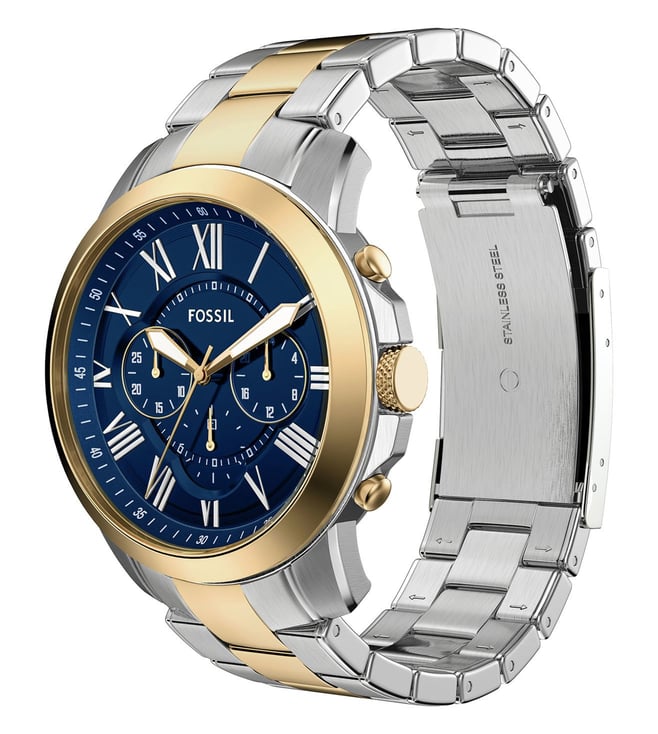 Fossil Grant Quartz Chronograph Men 44 mm - FS6132 - KRISHNA WATCH COMPANY