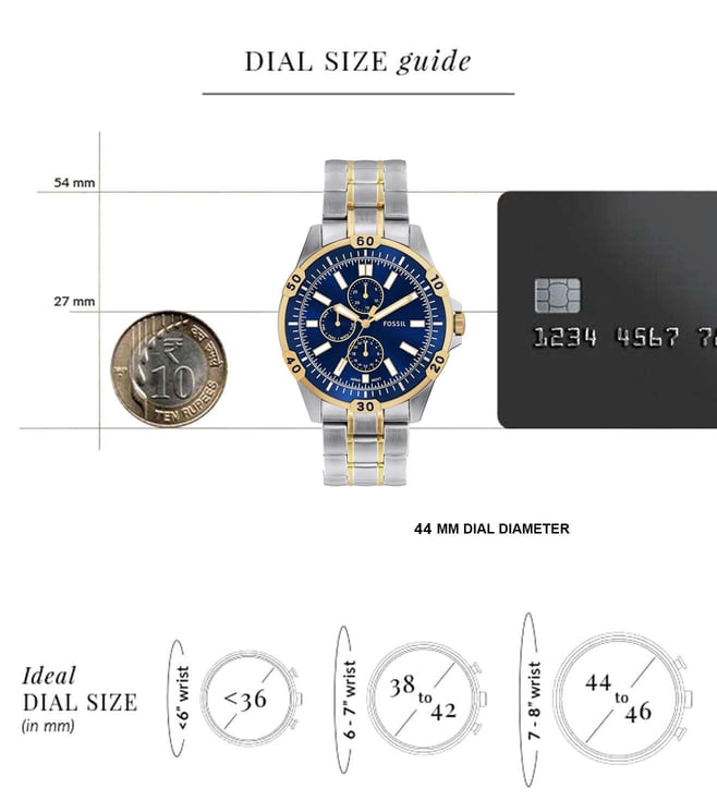 Fossil Garrett Quartz Men - FS6146 - KRISHNA WATCH COMPANY