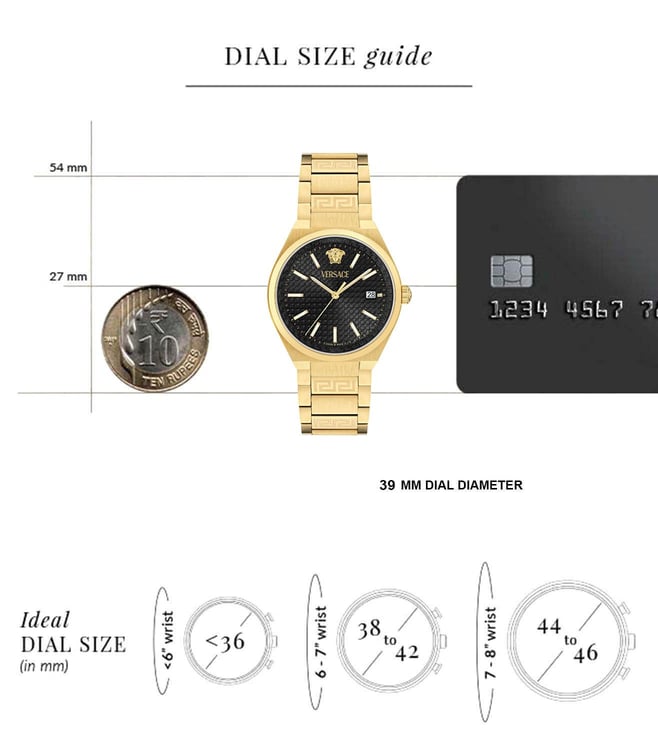 Versace V-Auria Quartz Men 39 mm VE0F00525