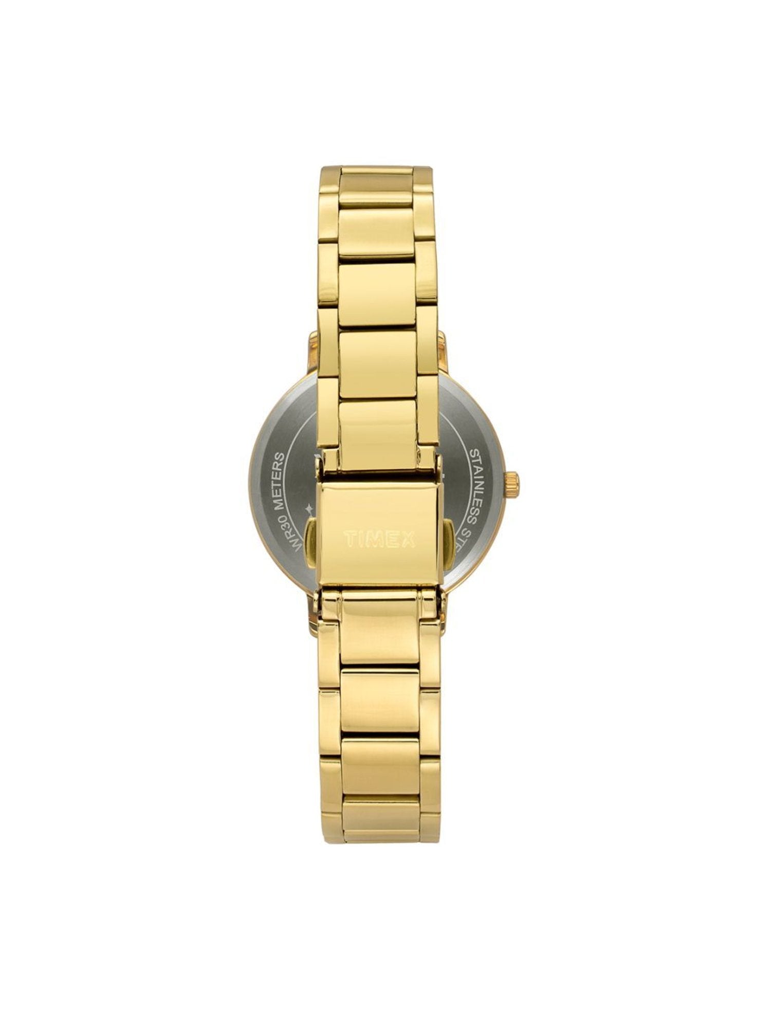 TIMEX Champagne Round Dial Analog Women's Watch - TWEL18712