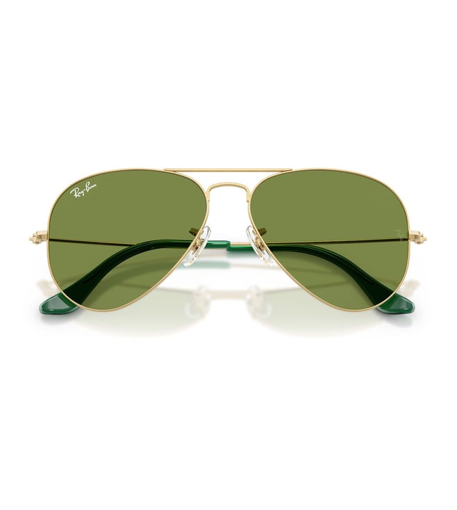 Ray-Ban Green UV Protected Pilot Unisex Sunglasses 0RB3025001/4E58