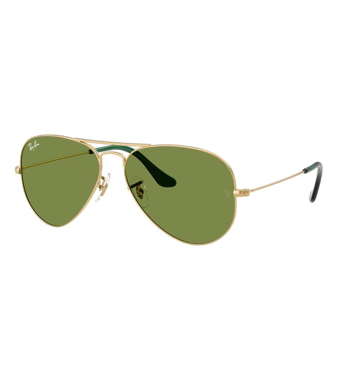 Ray-Ban Green UV Protected Pilot Unisex Sunglasses 0RB3025001/4E58