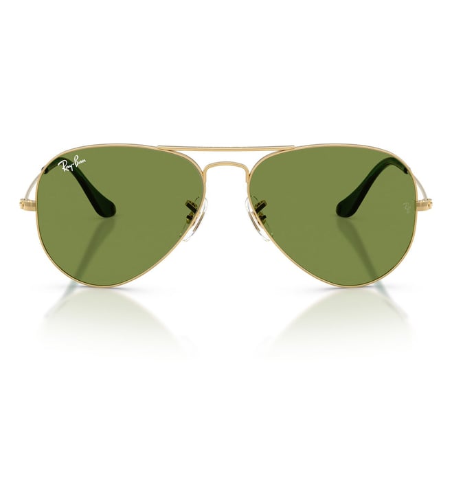 Ray-Ban Green UV Protected Pilot Unisex Sunglasses 0RB3025001/4E58