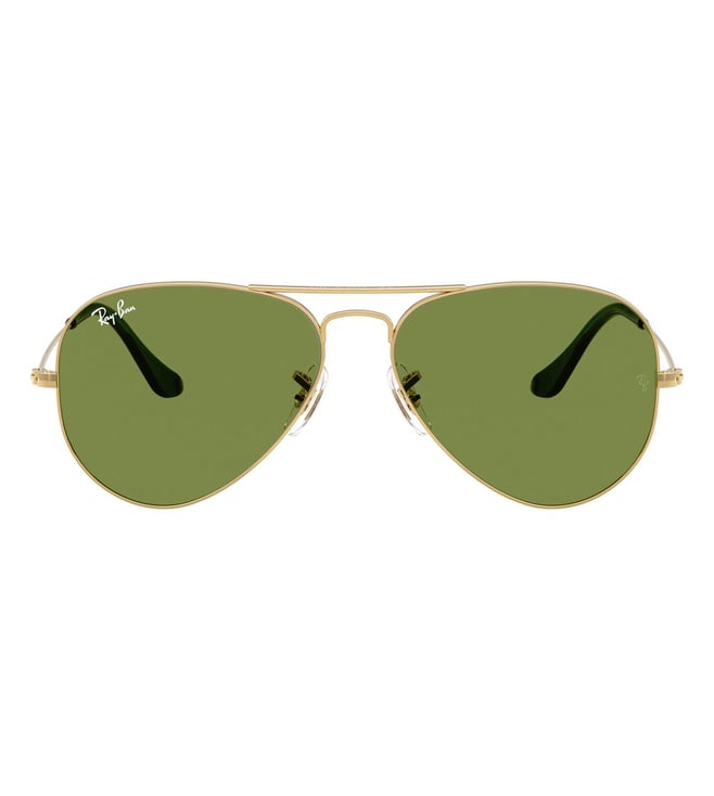 Ray-Ban Green UV Protected Pilot Unisex Sunglasses 0RB3025001/4E58