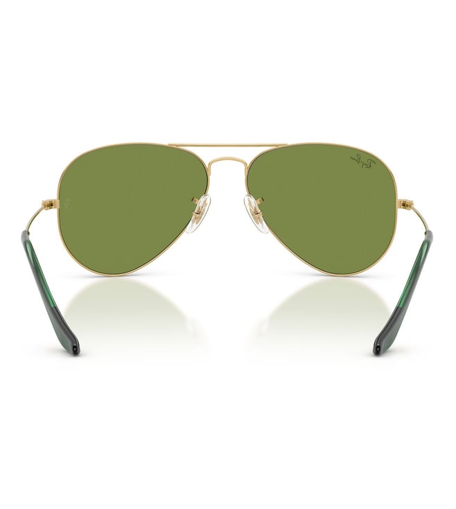 Ray-Ban Green UV Protected Pilot Unisex Sunglasses 0RB3025001/4E58