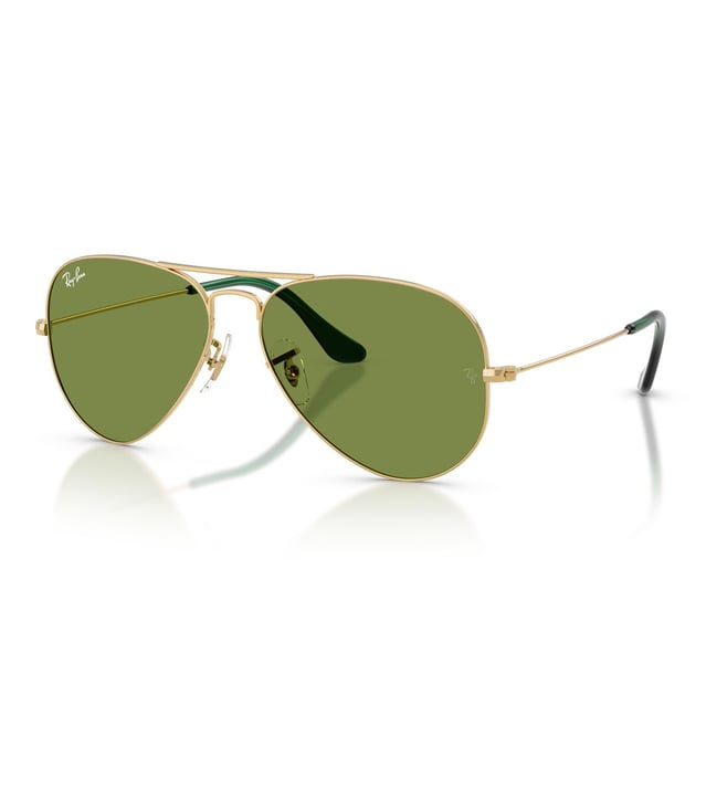 Ray-Ban Green UV Protected Pilot Unisex Sunglasses 0RB3025001/4E58