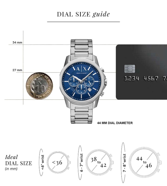 Armani Exchange Quartz Chronograph Men 44 mm with Bracelet AX7176SET