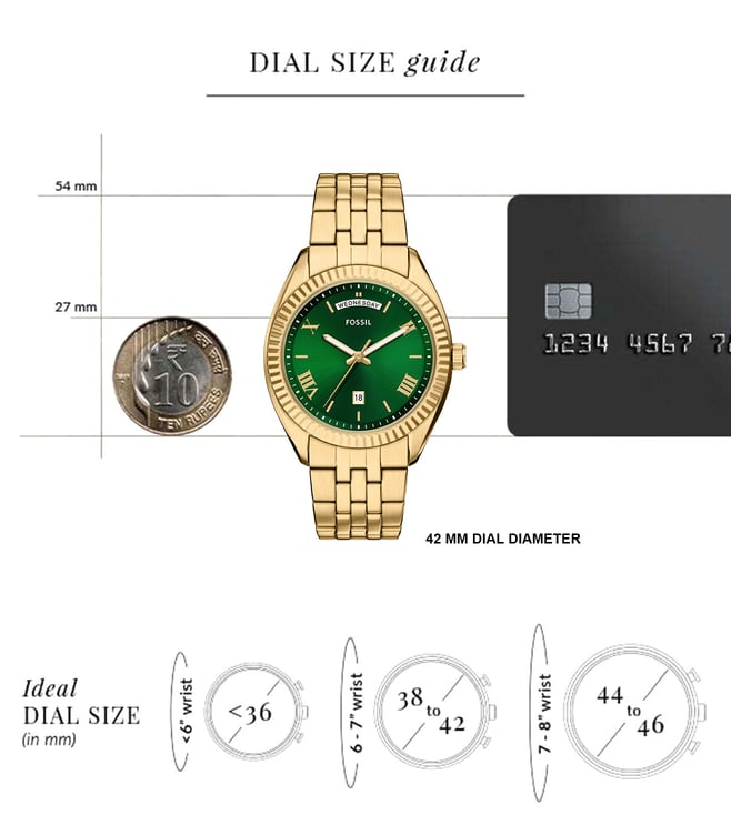 Fossil Campbell Quartz Men 42 mm FS6142