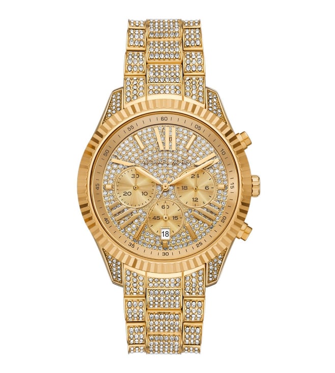 Michael Kors Lexington Quartz Chronograph Women 42 mm MK4971 - KRISHNA WATCH COMPANY