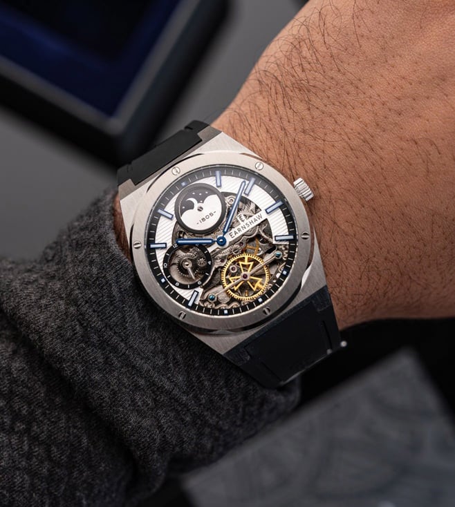 EARNSHAW Drake Dual Time Automatic Men 42.5 mm ES-8291-01