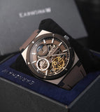 EARNSHAW Drake Dual Time Automatic Men 42.5 mm ES-8291-04 - KRISHNA WATCH COMPANY