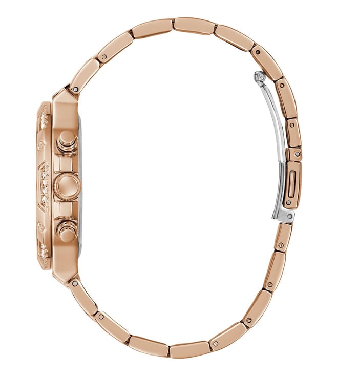 Guess Light Brown Round Dial Analog Women's Watch - GW0950L4