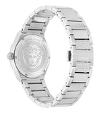 Versace Light Blue Asymmetrical Dial Analog Men's Watch - VE0F00225