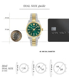 Versace Green Round Dial Analog Men Watch - VE0G00425