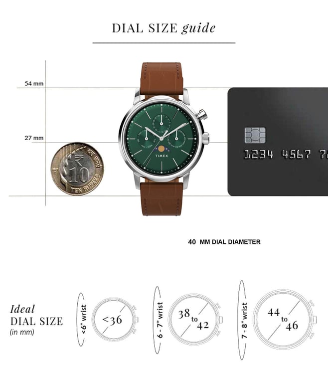 Timex Marlin Green Round Dial Analog Men Watch - TWEG26800 - KRISHNA WATCH COMPANY