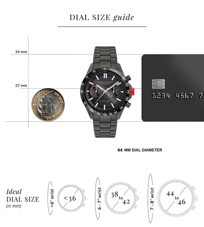 ASTON MARTIN Lagunda Icon Quartz Chronograph Men 44 mm MTIS1F5043E
