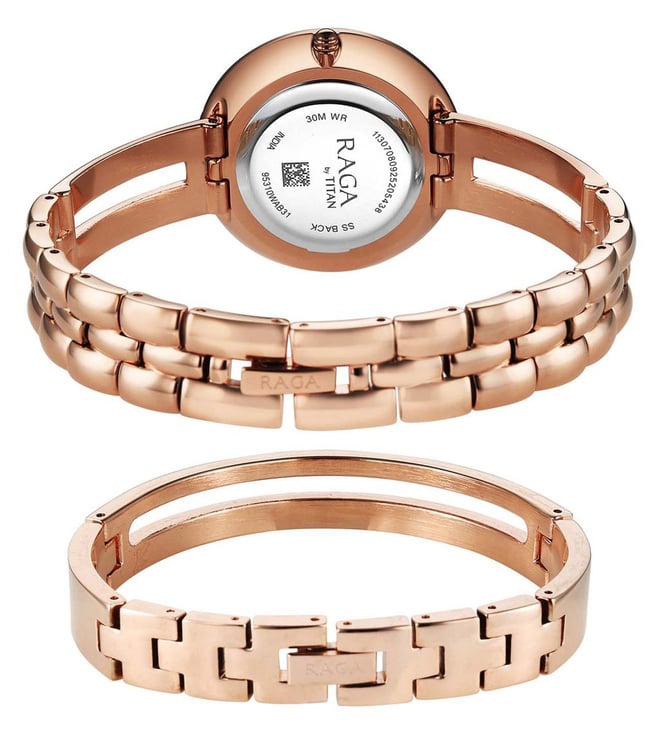 Titan Raga Contempore Quartz Analog Watch For Women 95310WM02F - KRISHNA WATCH COMPANY