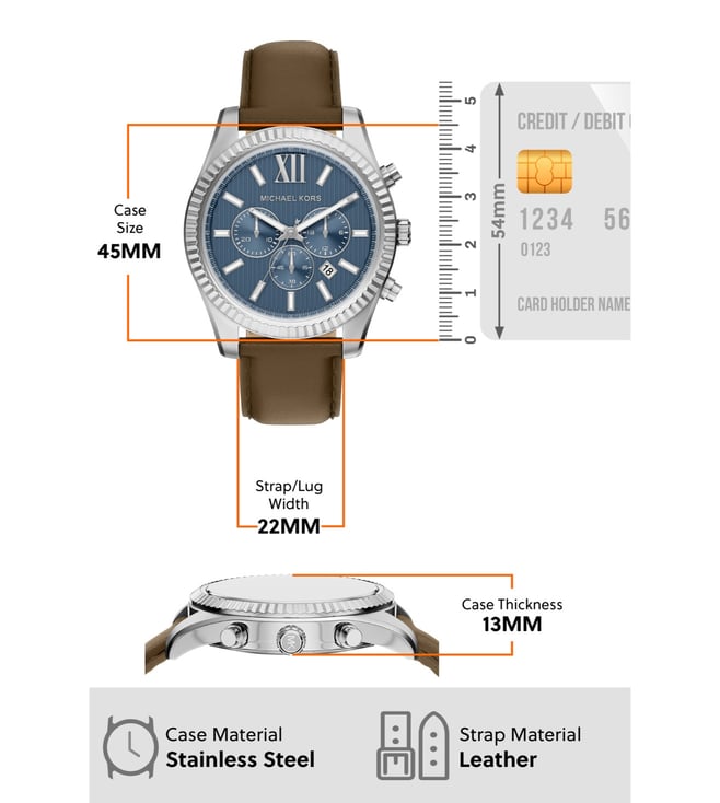 Michael Kors Lexington Quartz Chronograph Men 45 mm MK9258