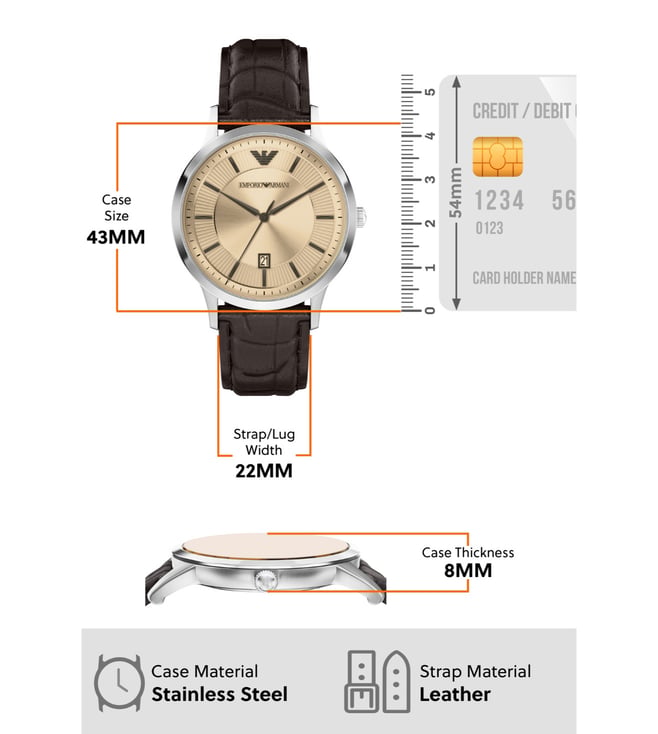 Emporio Armani Quartz Men 43 mm AR11783
