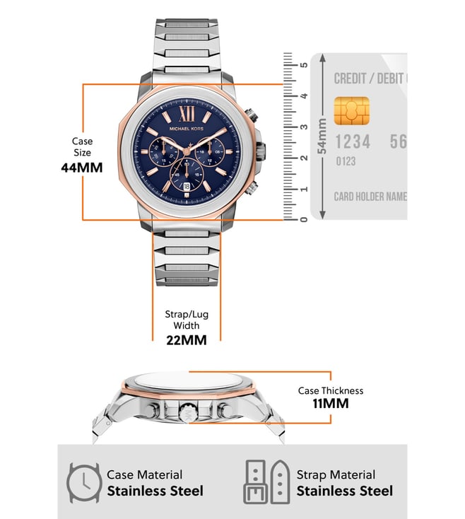 Michael Kors Prescott Quartz Chronograph Men 44 mm MK9250