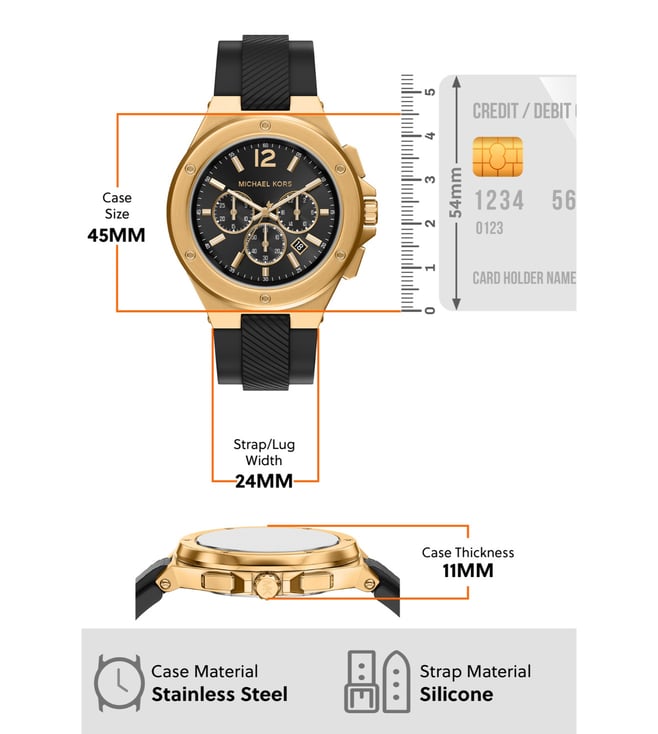 Michael Kors Lennox Quartz Chronograph Men 45 mm MKO1272