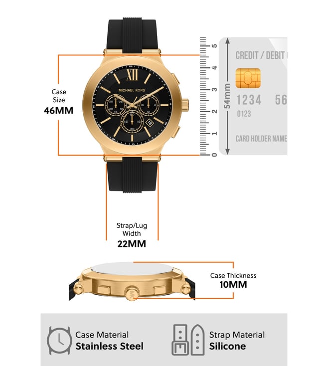 Michael Kors Billie Quartz Chronograph Men 46 mm MK9253