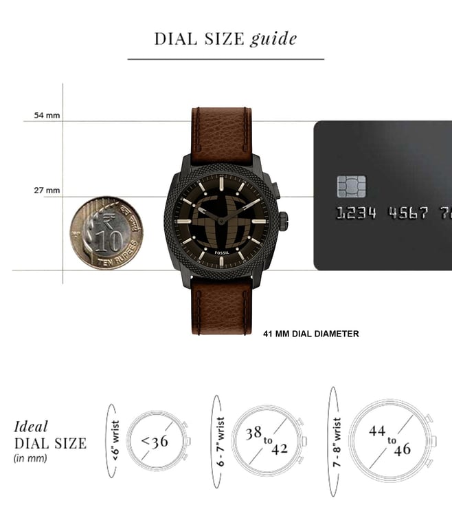 Fossil Machine Analog - Digital Men 41 mm - FS6165 - KRISHNA WATCH COMPANY