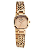 Titan Raga Ascendo Quartz Analog Rose Gold Shaped Octogonal Dial watch For Women 95404wm01