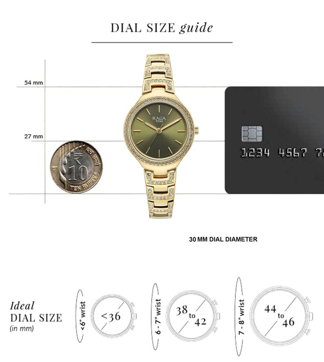 Titan Raga Spotlight Quartz Analog Watch For Women - 95428YM01