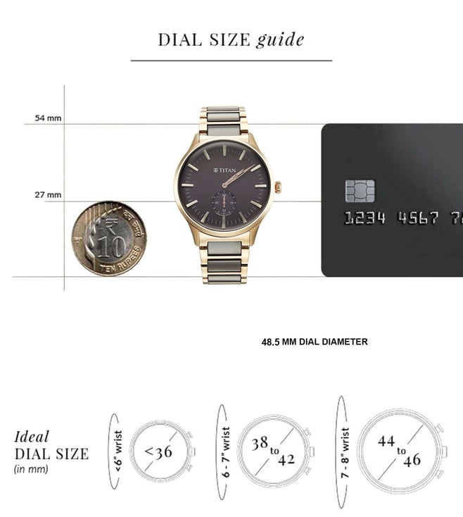 Titan Modern Bandhan Quartz Couples 48.5 mm 9401394213KD02