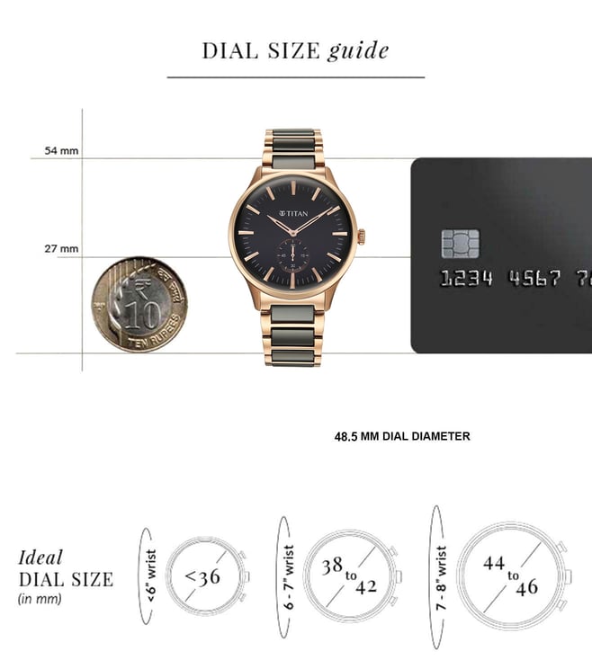 Titan Modern Bandhan Quartz Couples 48.5 mm 9401394213KD01