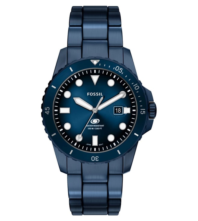 Fossil Fossil Blue Quartz Men 42 mm FS6166