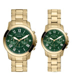 Fossil Grant Quartz Chronograph Couple 42 mm FS6201SET