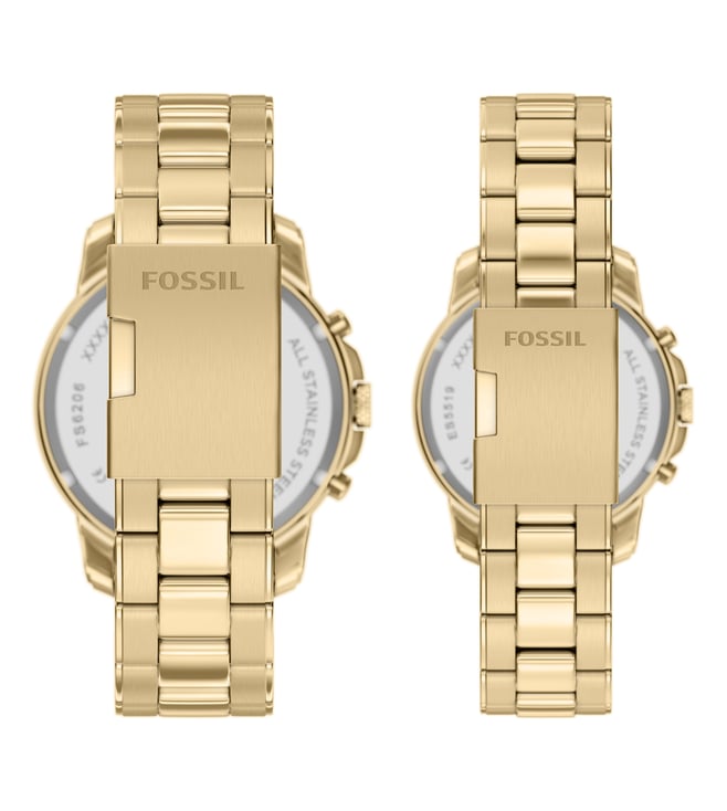 Fossil Grant Quartz Chronograph Couple 42 mm FS6201SET
