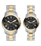 Fossil Grant Quartz Chronograph Couple 42 mm FS6202SET