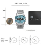 Diesel Spiked Cushion Quartz Chronograph Men 45 mm DZ4725