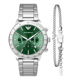 Emporio Armani Quartz Chronograph Men 43 mm AR80088SET with Bracelet