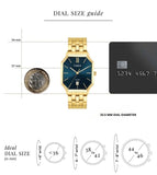 Timex Octagonal 34mm Teal Dial Analog Pair Watch - TW00PR356