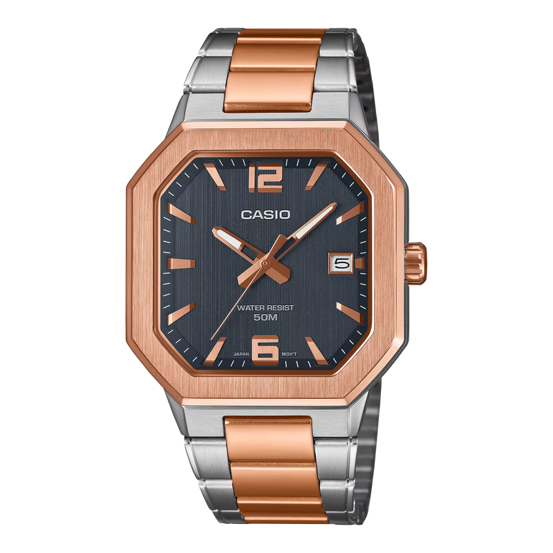CASIO MENS METAL MTP-B195RG-2AVDF - A2529 - KRISHNA WATCH COMPANY