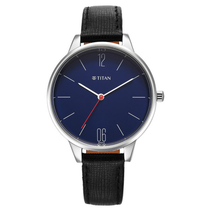 Titan Quartz Analog Blue Dial Watch for Women 2648SL08 - KRISHNA WATCH COMPANY