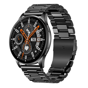 Pebble PFB03 Mettle Pro Classic Black Smartwatch with Bluetooth Calling - KRISHNA WATCH COMPANY