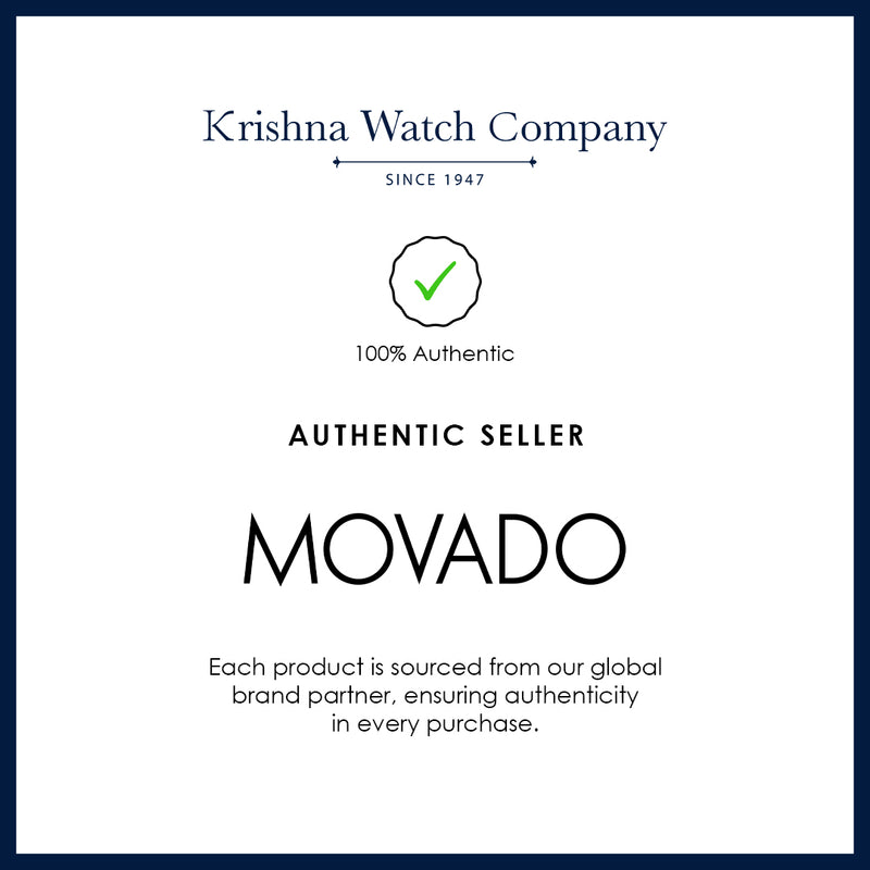 MOVADO QUARTZ WATCH 3601147 34MM WOMEN