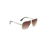 Fcuk Mens Full Frame Non Polarized Rectangular Sunglasses -FC 7607 C2