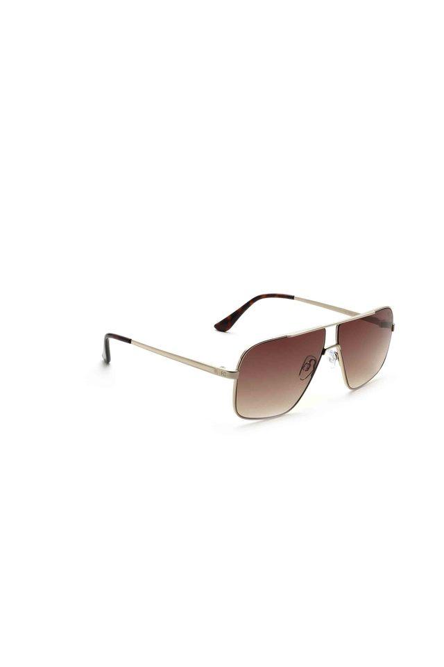 Fcuk Mens Full Frame Non Polarized Rectangular Sunglasses -FC 7607 C2