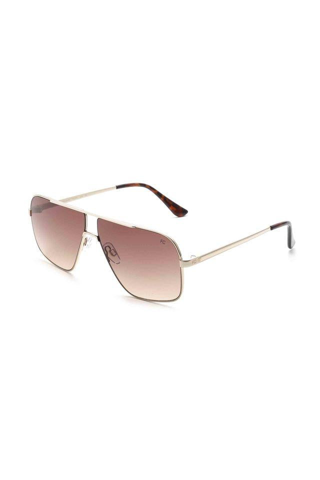 Fcuk Mens Full Frame Non Polarized Rectangular Sunglasses -FC 7607 C2